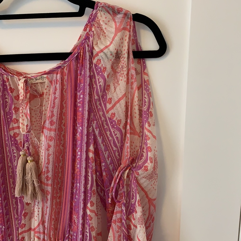 Gorgeous LoveShackFancy Silk Bohemian Dress - Size S - Picture 2 of 11
